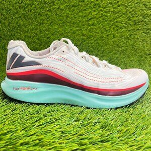 VJ Lightspeed Womens Size 9.5 White Blue Red Athletic Running Shoes Sneakers